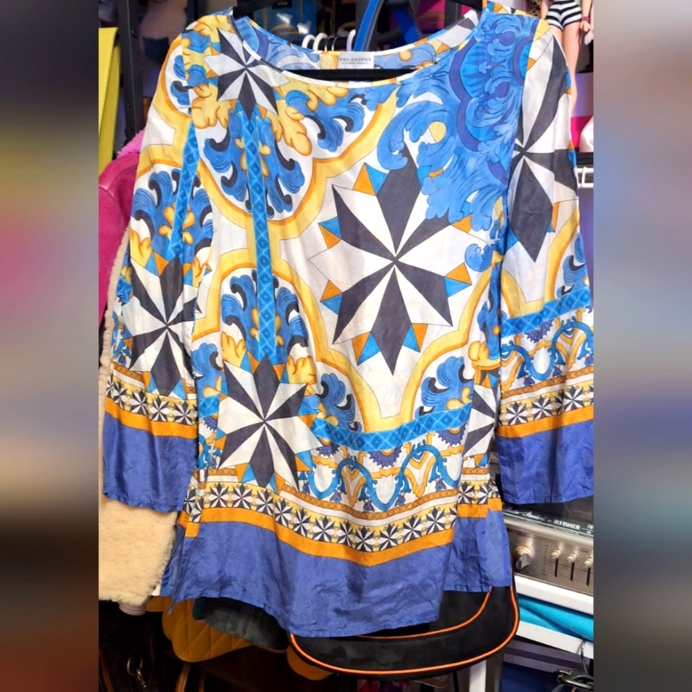 Print Silk Blouse From philosophy By Alberta Ferreti
